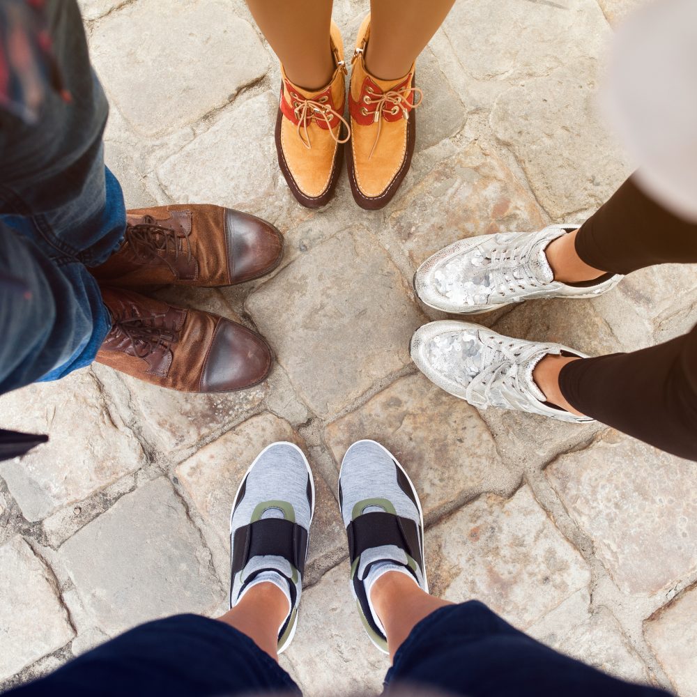 Stand in shoes shutterstock_463995764